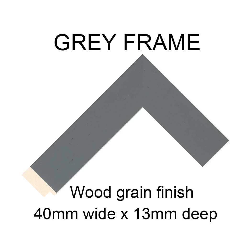 Multi Photo Frame Holds 4 A4 Certificates/Photos in a Grey Frame - Image 3
