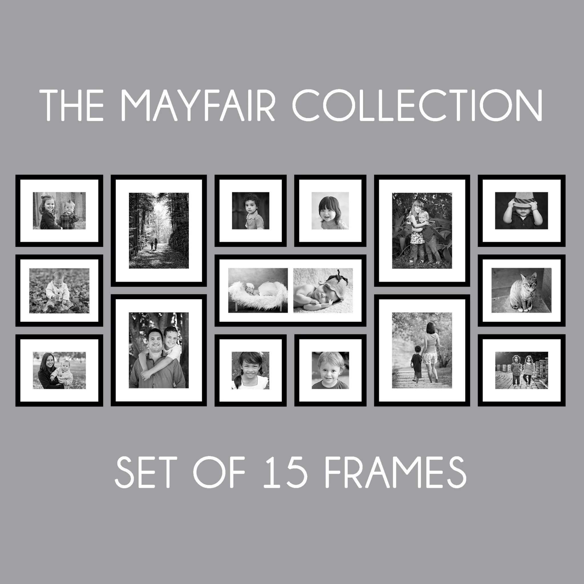 Gallery Wall Photo Frame Set - 15 Picture Frame Set for the Wall - Image 5