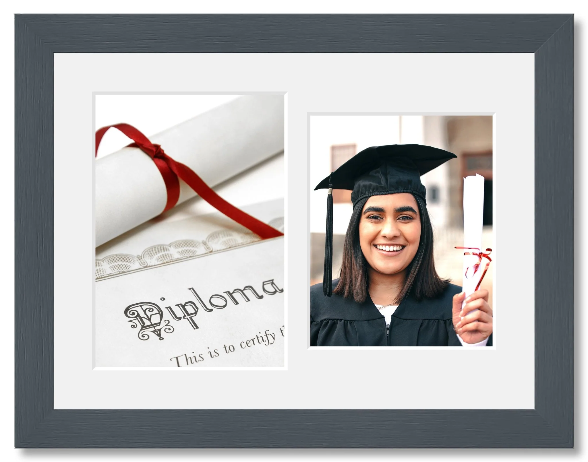 Graduation Photo Frame in Black - Image 3