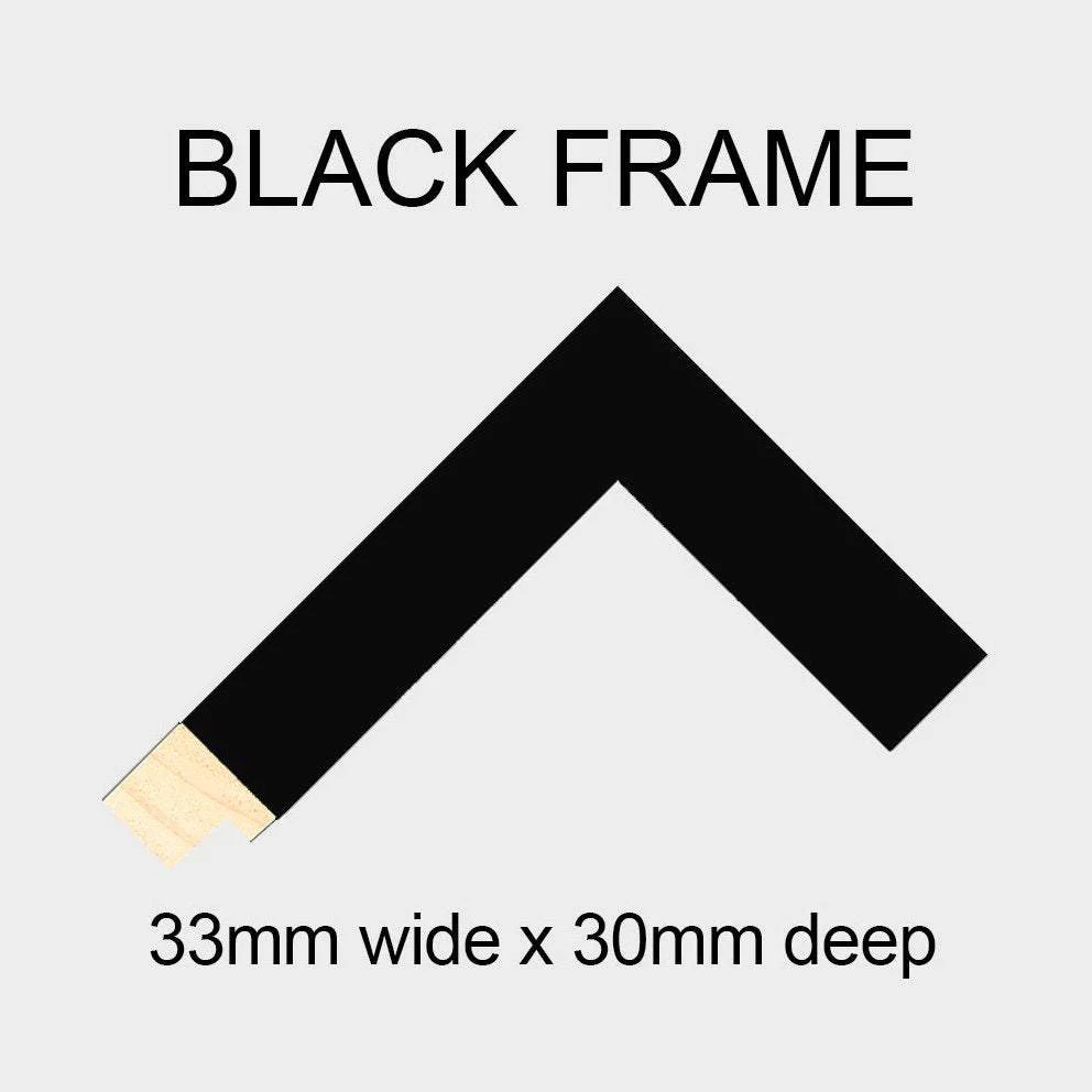 Large Multi Photo Picture Frame Holds 9 8"x6" Photos in a Black Frame - Image 3