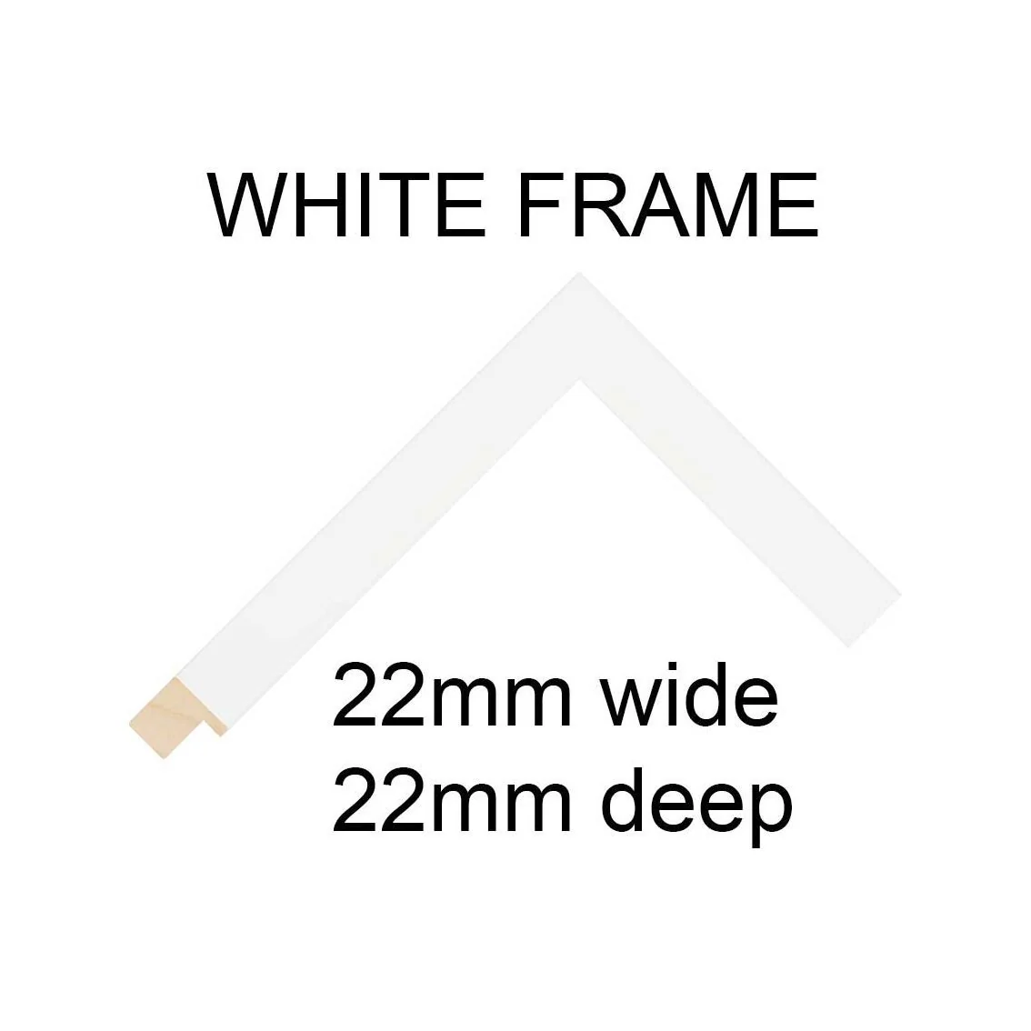 Multi Aperture Photo Frame for 25 mini photos 2"x3" Photo Size in a White Frame - Image 3
