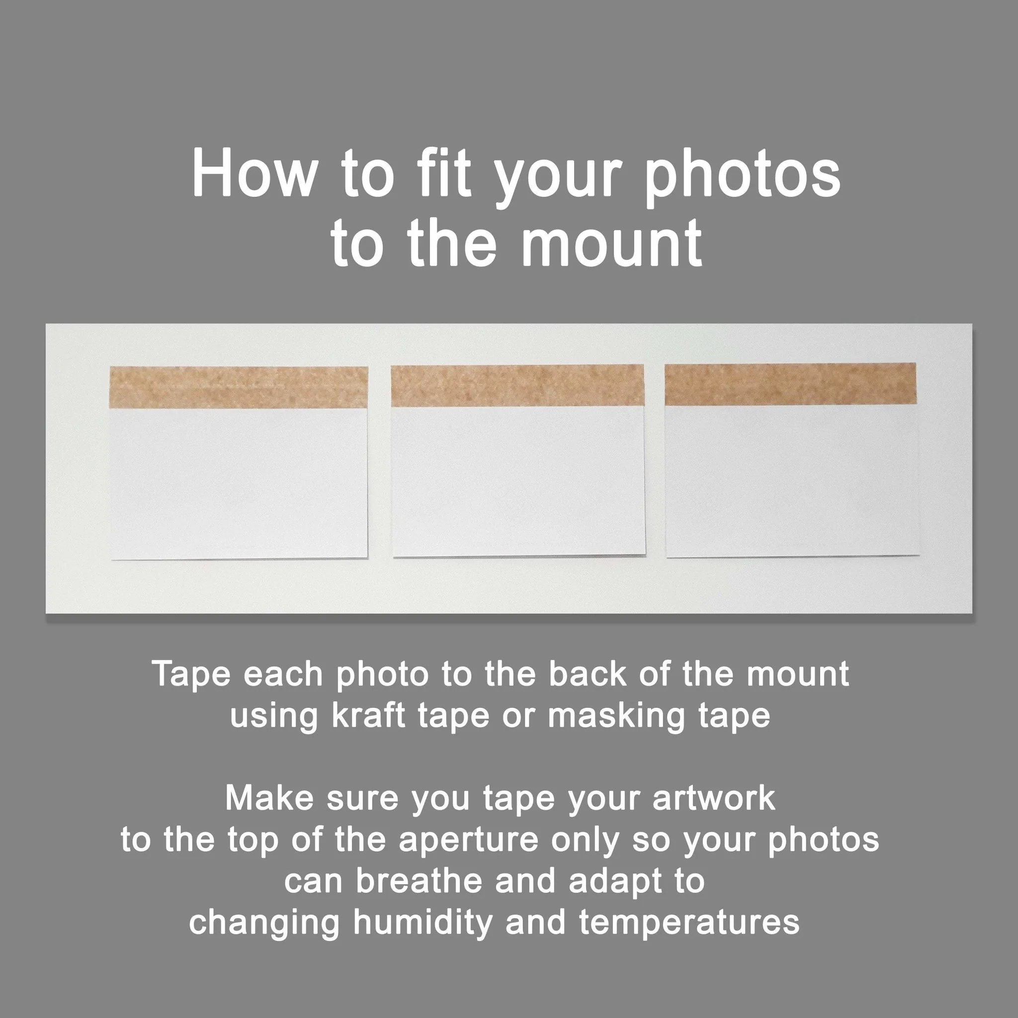 Multi Aperture Photo Frame for 25 Mini Photos 2"x3" Photo Size in a Dark Grey Frame - Image 4
