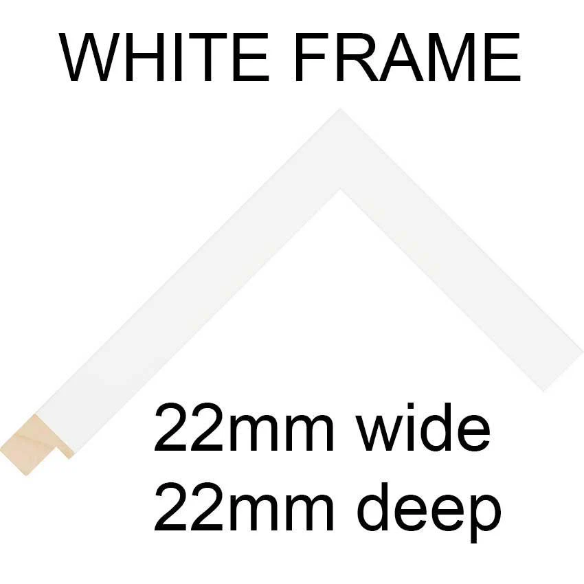 Multi Photo Picture Frame to Hold 3 10"x8" Photos in a White Wood Frame - Image 4