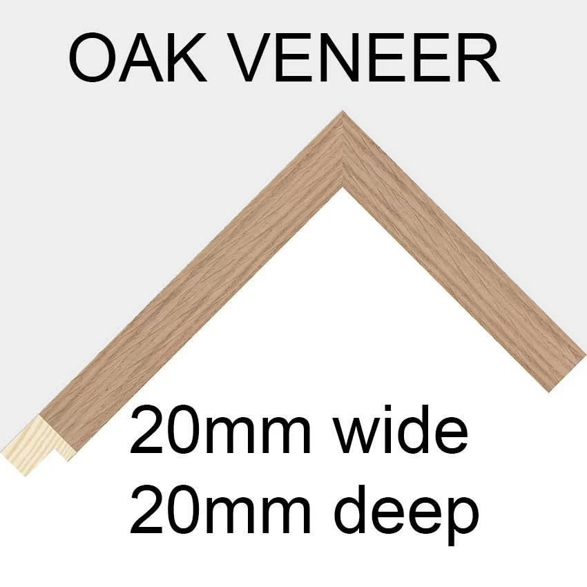 Multi Photo Picture Frame to hold 3 4" x 6" Photos in an Oak Veneer Frame - Image 3