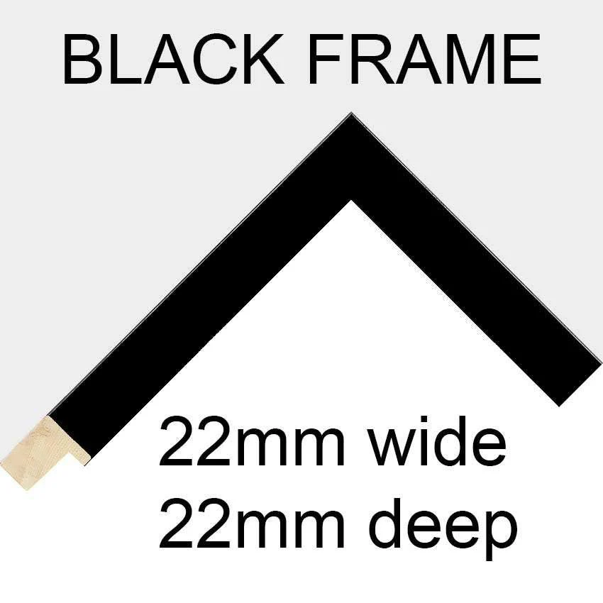 Multi Photo Picture Frame to hold 3 5"x7" Photos in a Black Frame - Image 4