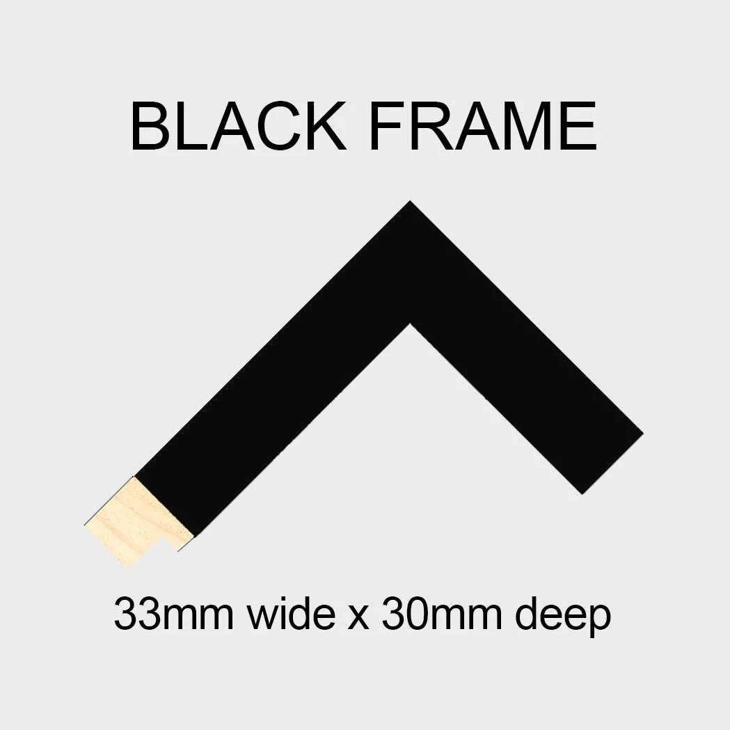 Photo Collage Printed and Framed for 20 Photos - Black Frame - Image 5